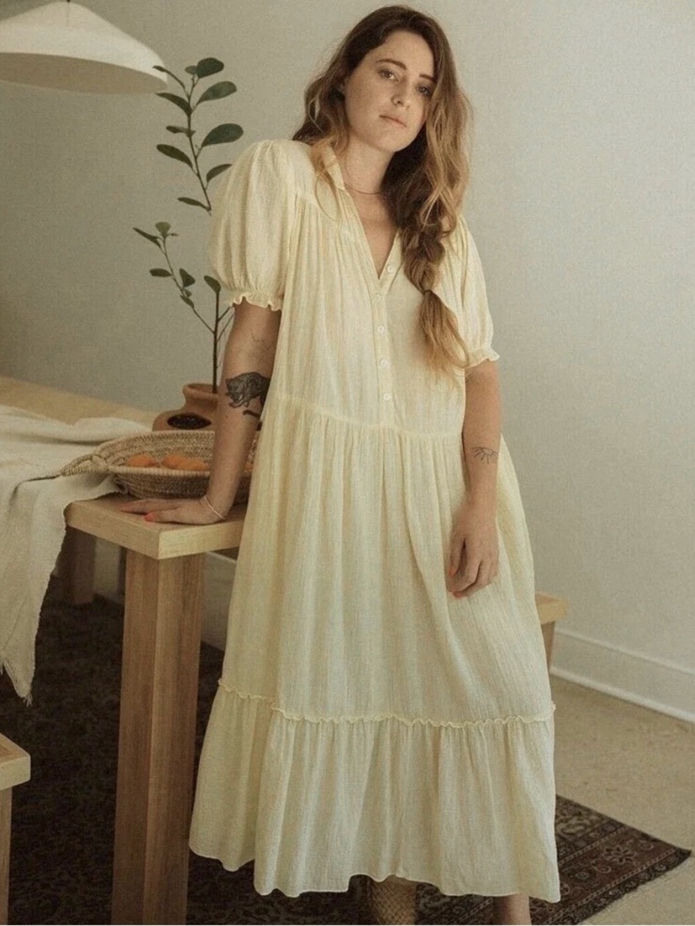 Esby Pippa Tiered Long Dress